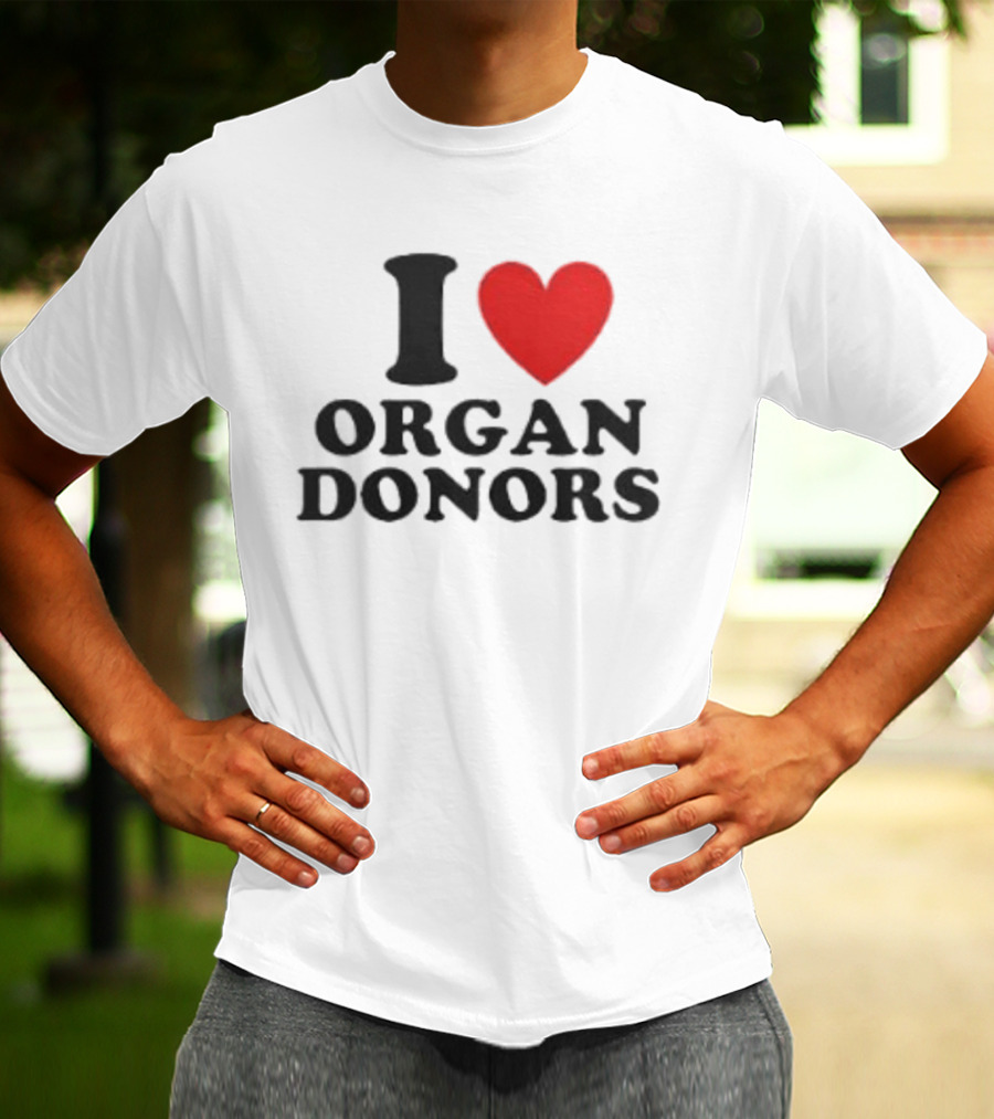 Buffalo Sabres I Love Organ Donors White T-Shirt
