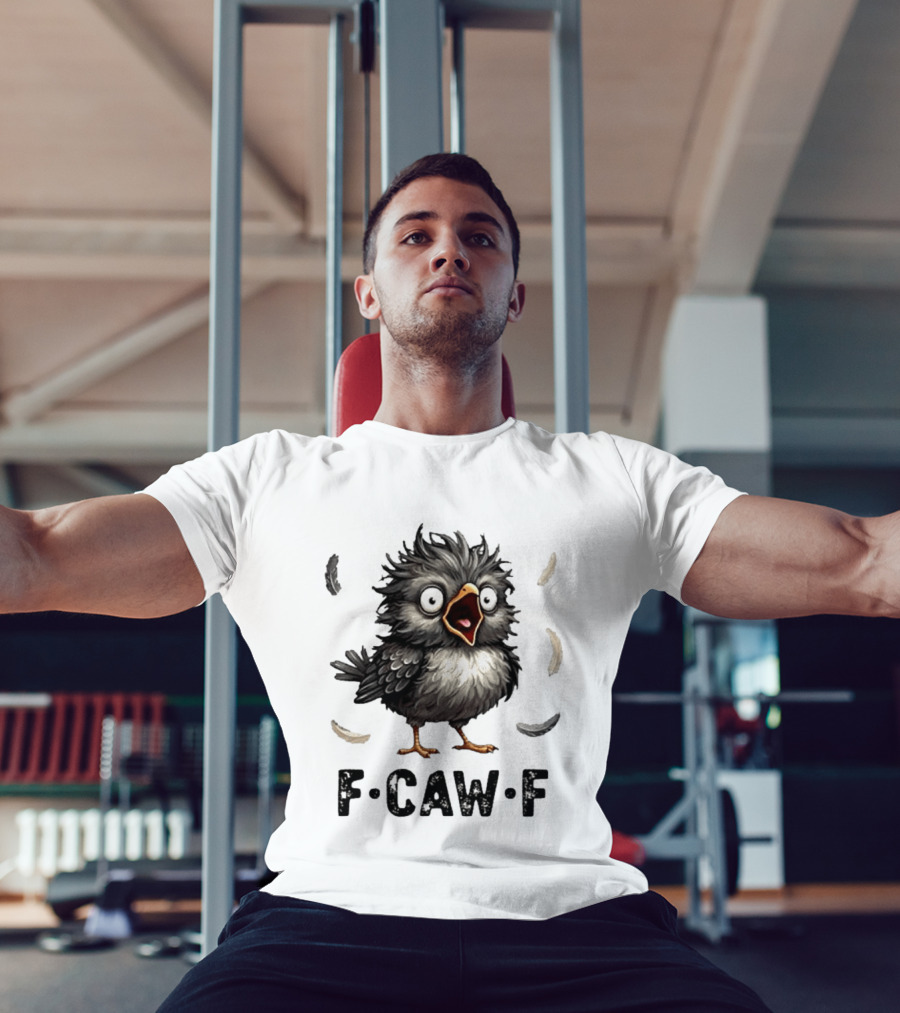 F Caw F Classic Baby Chicken With Feathers T-Shirt