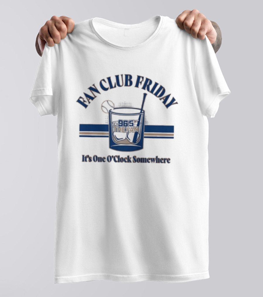 Fan Club Friday 96 Sports It's 5 O' Somewhere T-Shirt