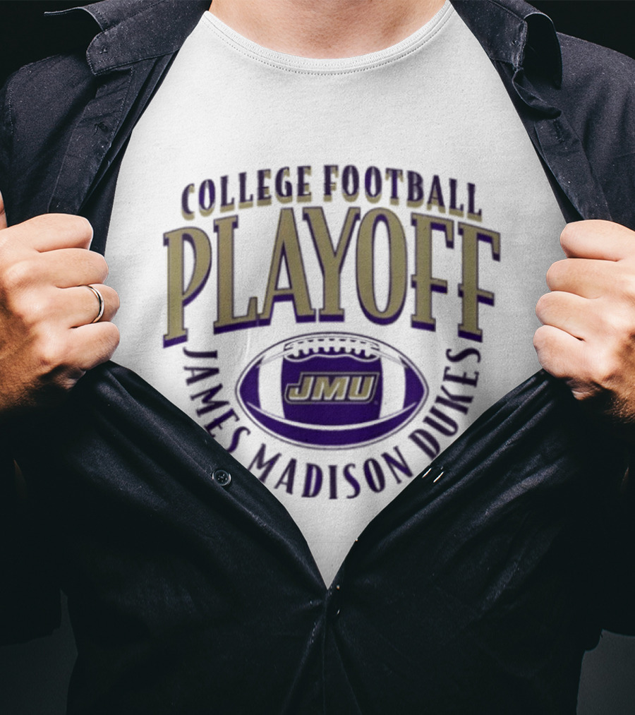 JMU Football 2025 26 College Football Playoff James Madison Dukes T-Shirt
