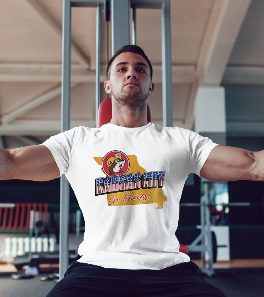 Kansas City Chiefs Buc Ees Go Chiefs Patriotic Kansas City T-Shirt