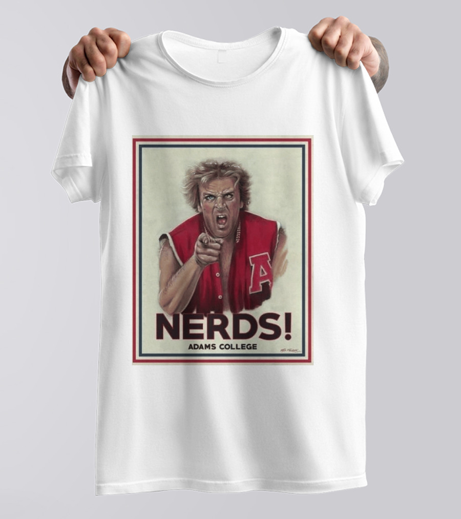 Adams College Nerds Remembering Donald Gibb 1954 2026 T-Shirt
