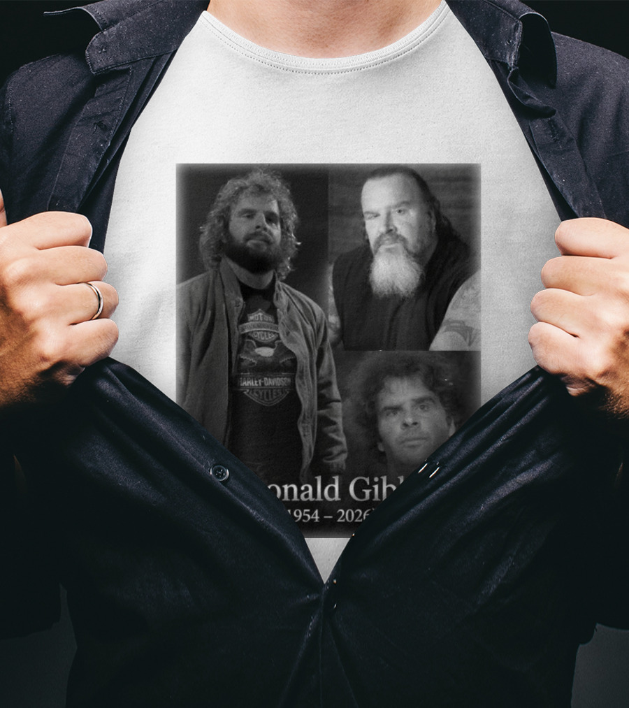 Donald Gibb 1954 2026 Harley Davidson T-Shirt