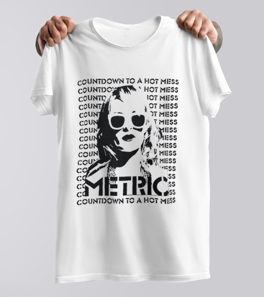 Metric Countdown To A Hot Mess Emily Haines T-Shirt