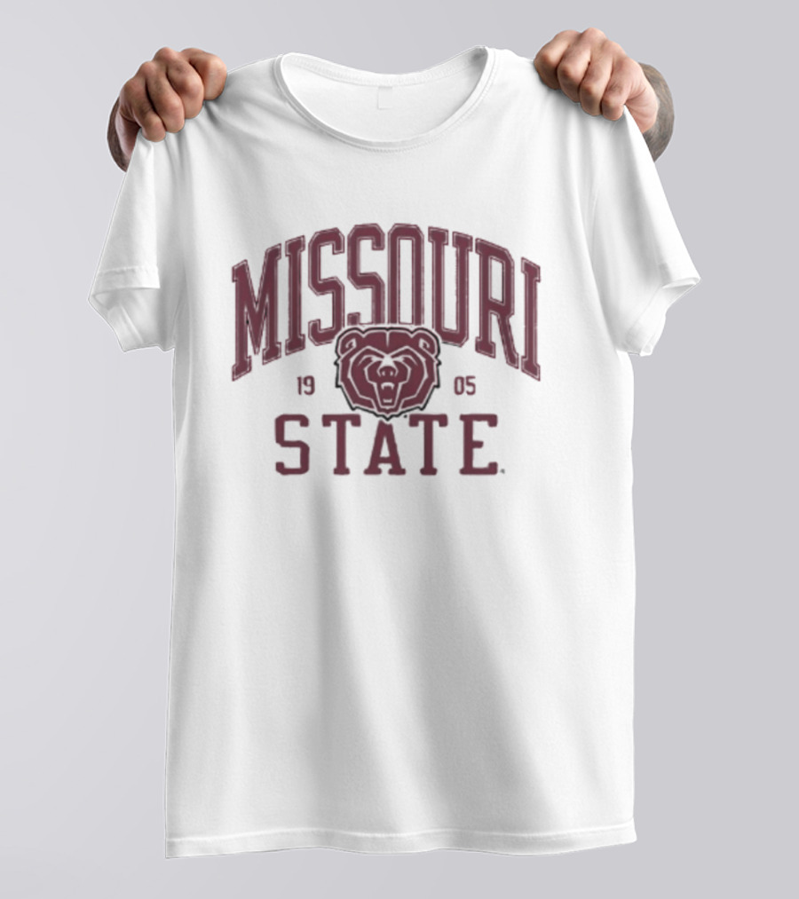 Missouri State Bears 1905 Collegiate Spirit Bear Head T-Shirt
