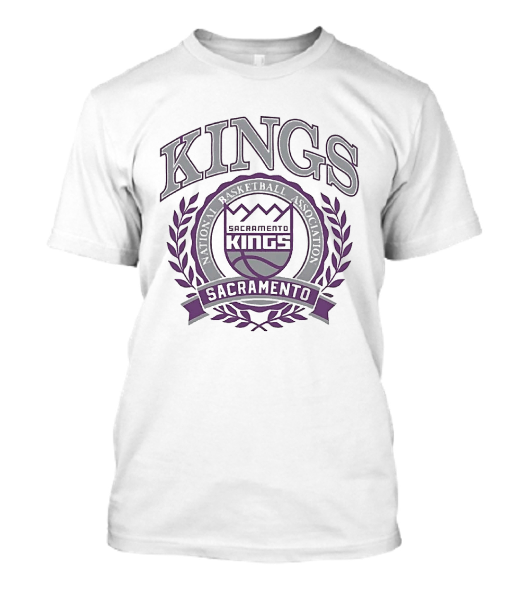 Sacramento Kings NBA Classic Crest Authentic Vintage Team T-Shirt