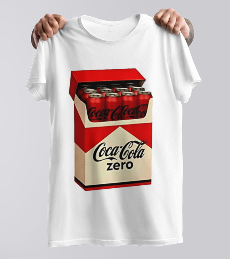 Coca Cola Zero Take The Edge Off Red Box Cans T-Shirt
