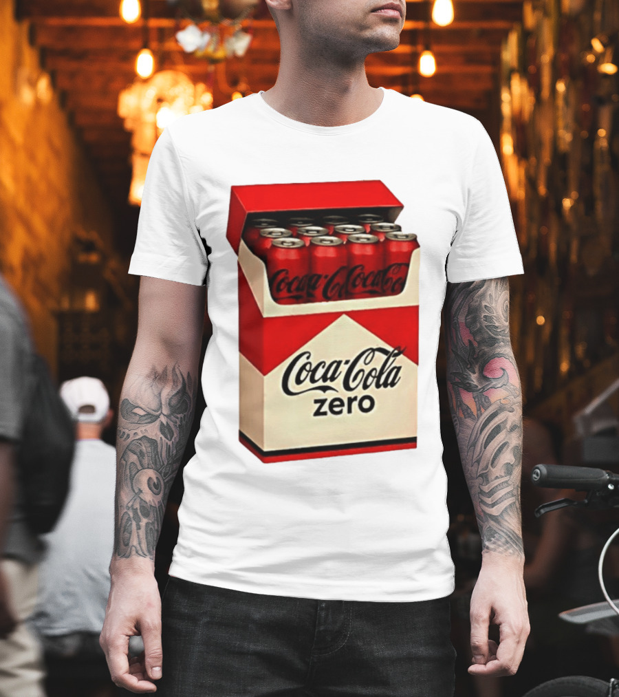 Coca Cola Zero Take The Edge Off Red Box Cans T-Shirt