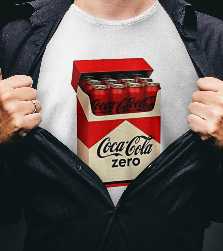 Coca Cola Zero Take The Edge Off Red Box Cans T-Shirt