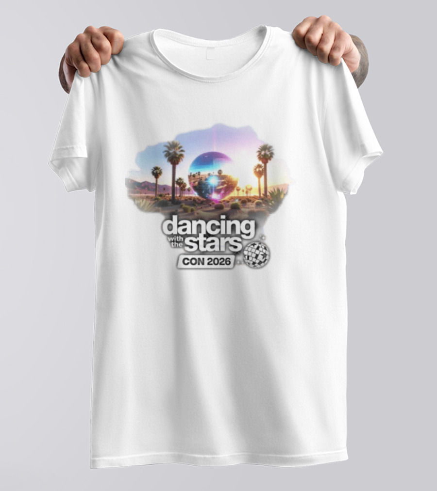 Dancing With The Stars Con 2026 Disco Desert Palm Oasis T-Shirt