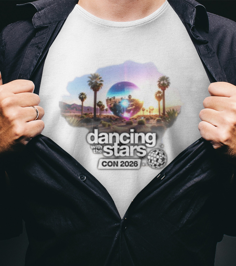 Dancing With The Stars Con 2026 Disco Desert Palm Oasis T-Shirt