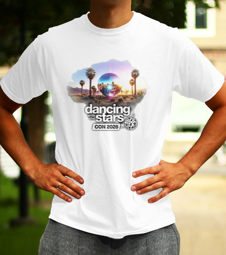 Dancing With The Stars Con 2026 Disco Desert Palm Oasis T-Shirt
