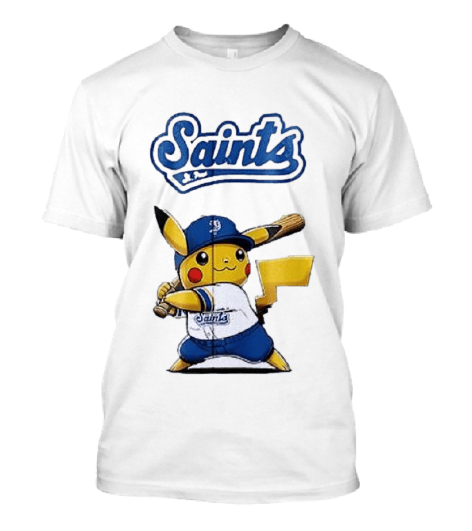 St Paul Saints Pikachu Baseball Collaboration T-Shirt