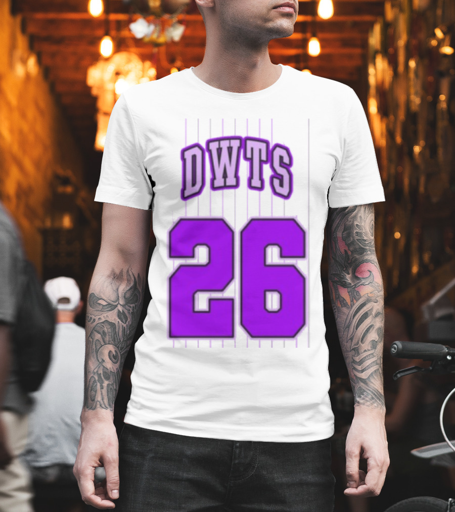 Dancing With The Stars DWTS Glitter Games 26 Jersey T-Shirt
