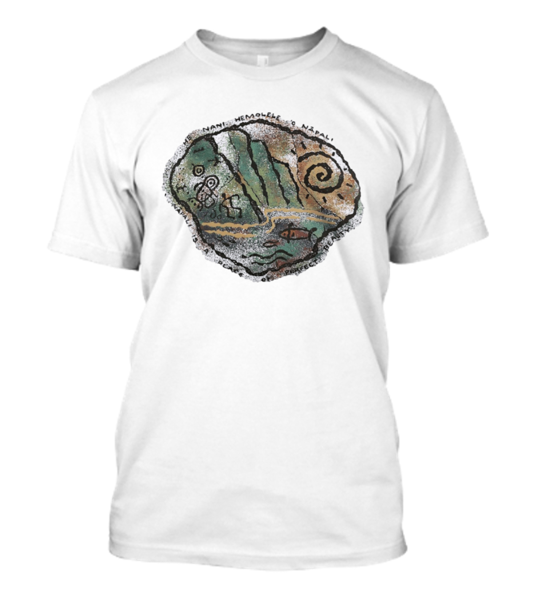 He Nani Hemolele 'o Nāpali Nāpali Is A Place Of Perfect Beauty Shell T-Shirt