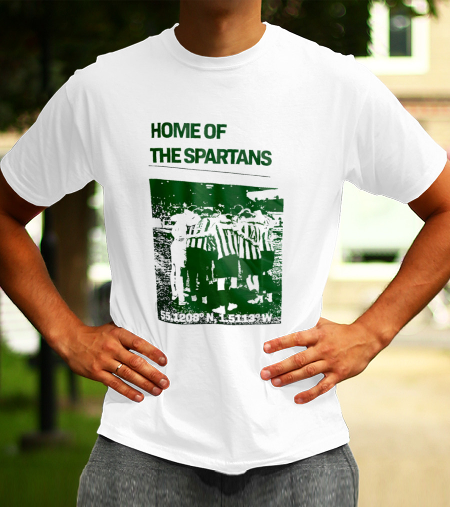 Home Of The Spartans 55.1208° N 15113° W T-Shirt