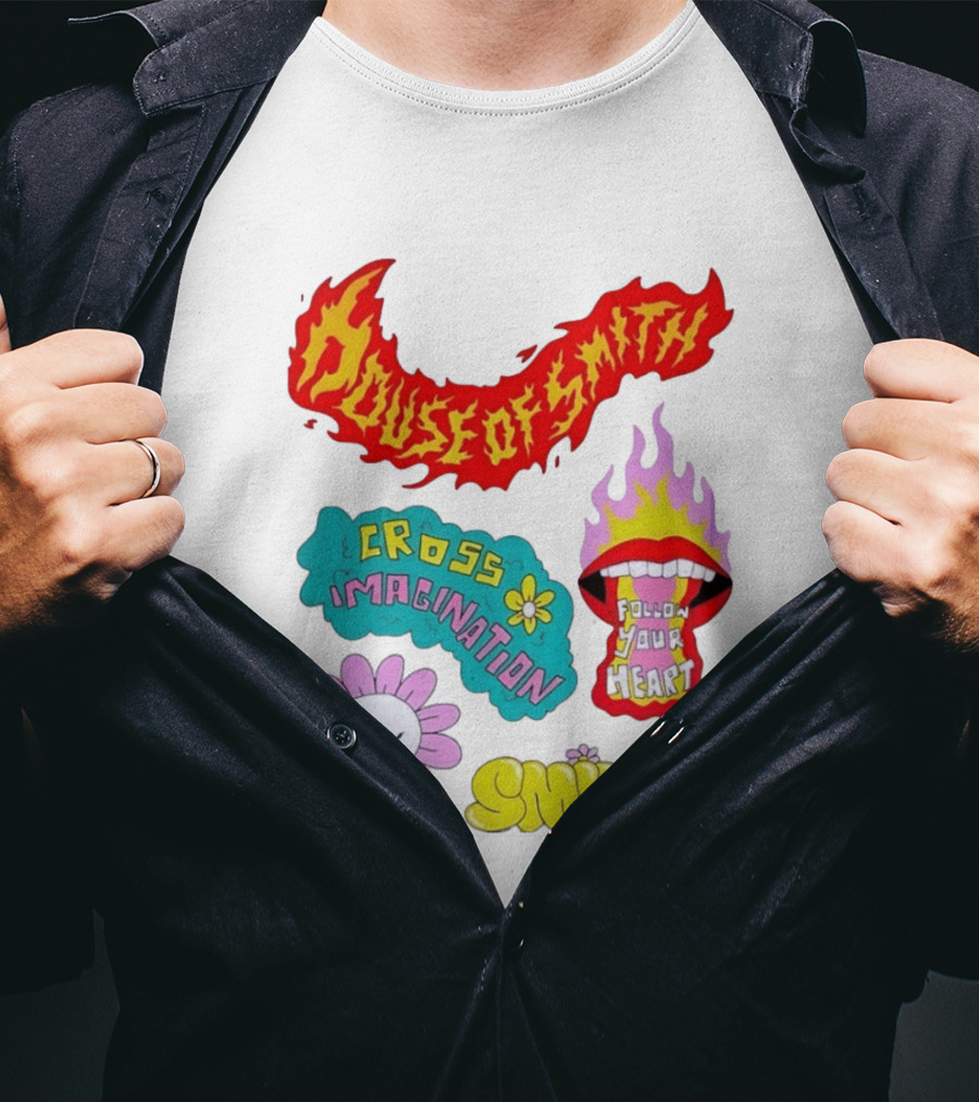 House Of Smith Cross Imagination Follow Your Heart Smith T-Shirt
