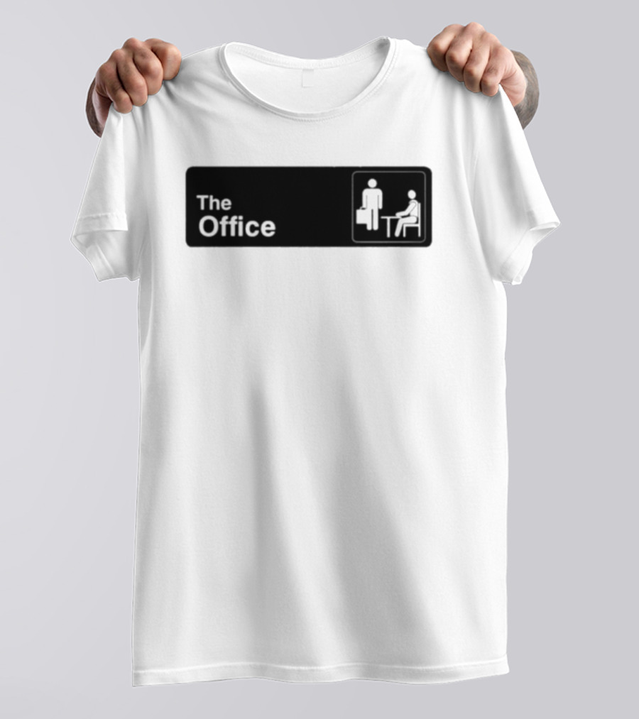 The Office TV Show Iconic Logo With Sitting And Standing Figures T-Shirt