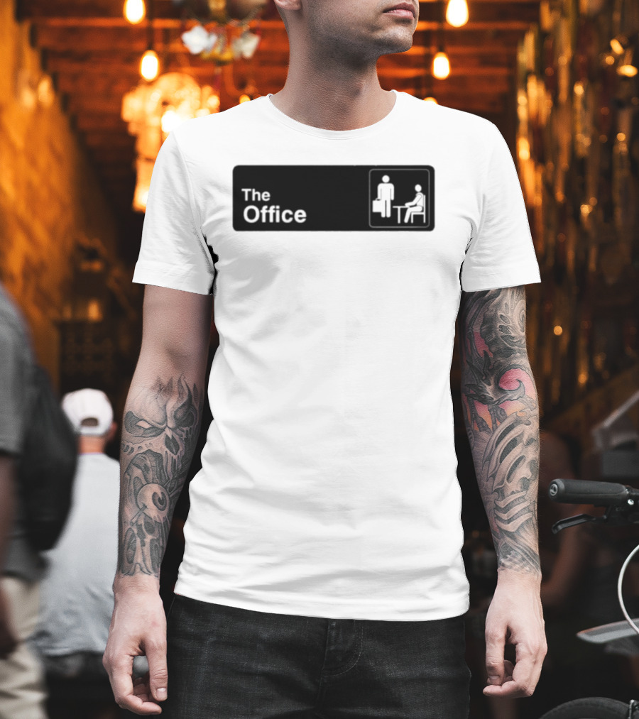 The Office TV Show Iconic Logo With Sitting And Standing Figures T-Shirt