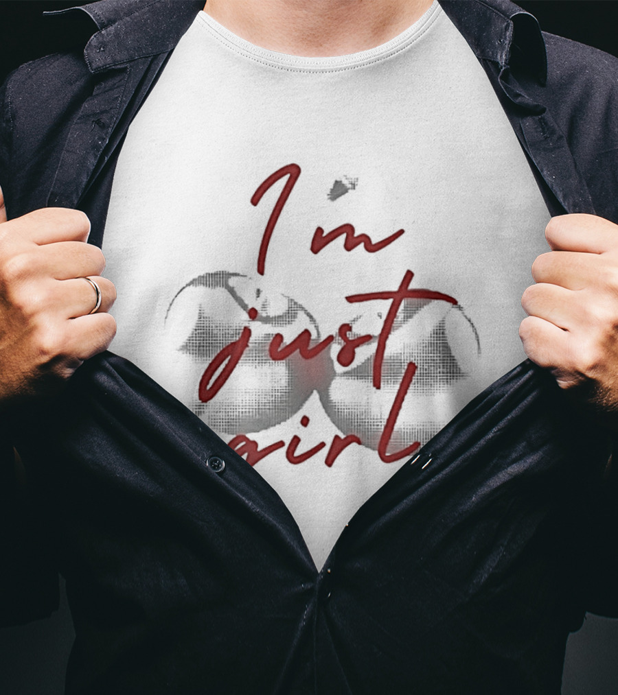 I'm Just A Girl Twin Cherry T-Shirt