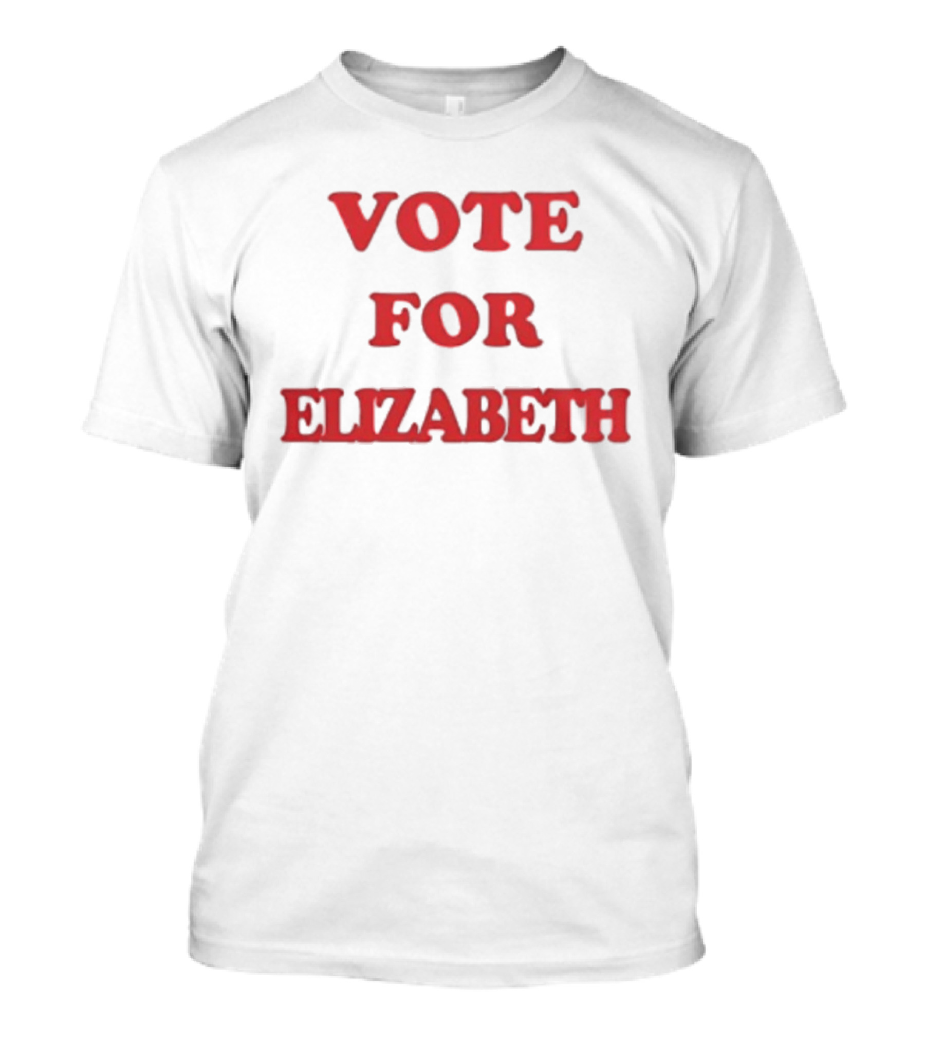 Vote For Elizabeth Bold Red T-Shirt