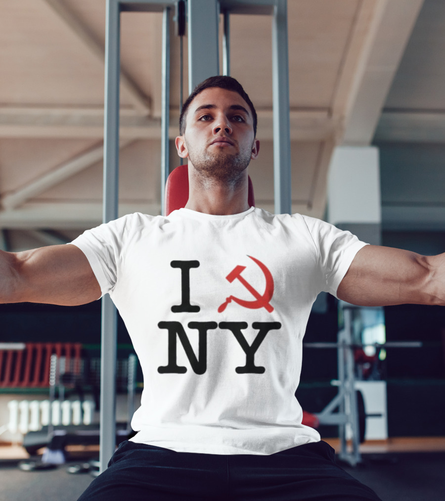 I Love NY Zohran Mamdani Hammer And Sickle T-Shirt
