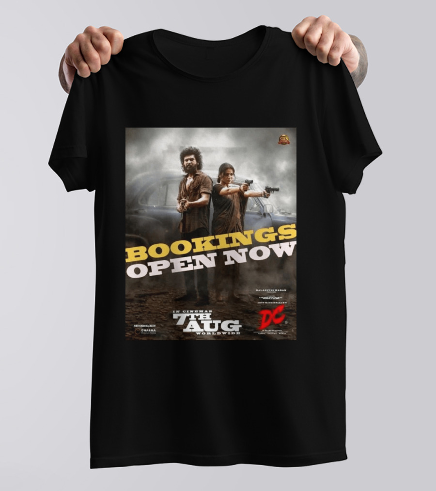 Bookings Open Now For DC In Cinema 7th Aug Worldwide T-Shirt
