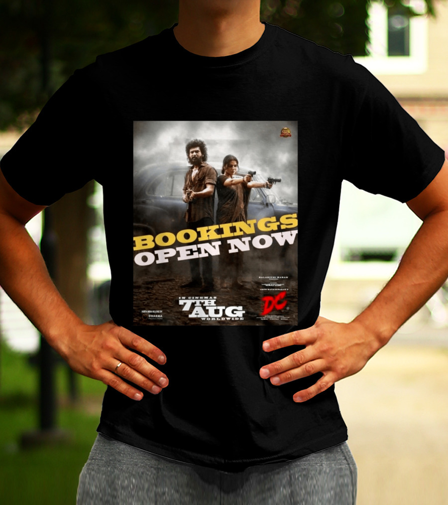Bookings Open Now For DC In Cinema 7th Aug Worldwide T-Shirt