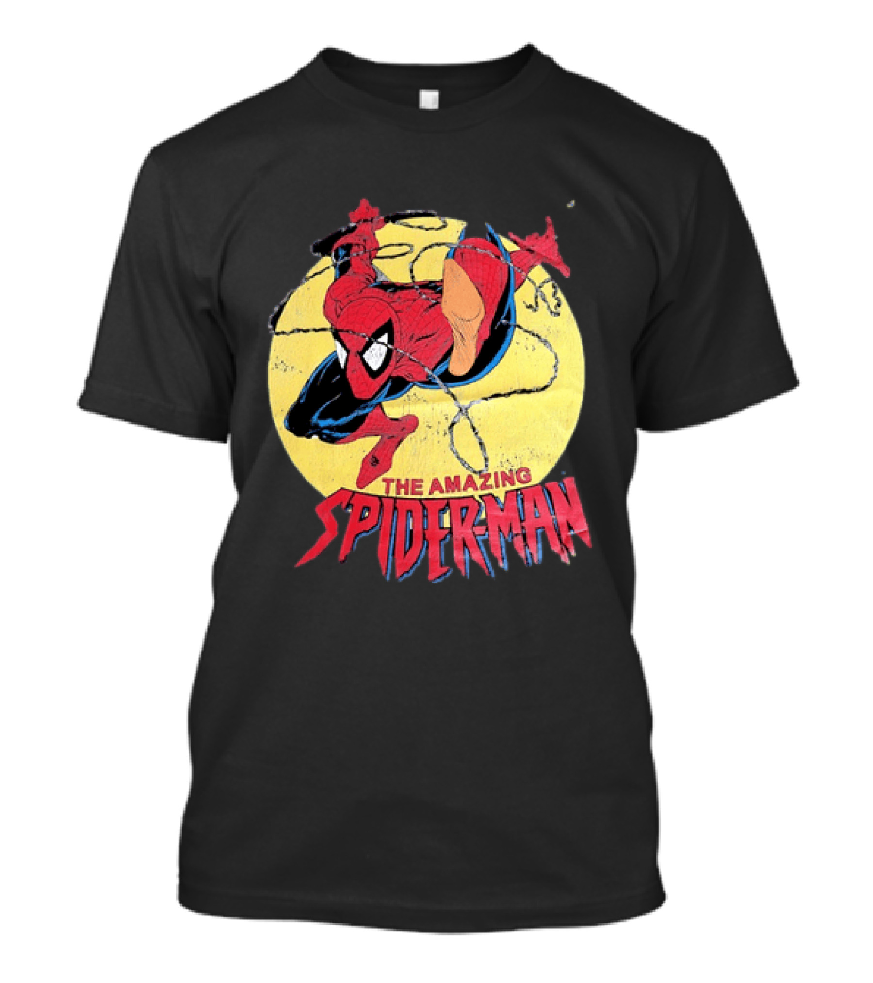 Amazing Spider Man Distressed Marvel Superhero Webslinger T-Shirt