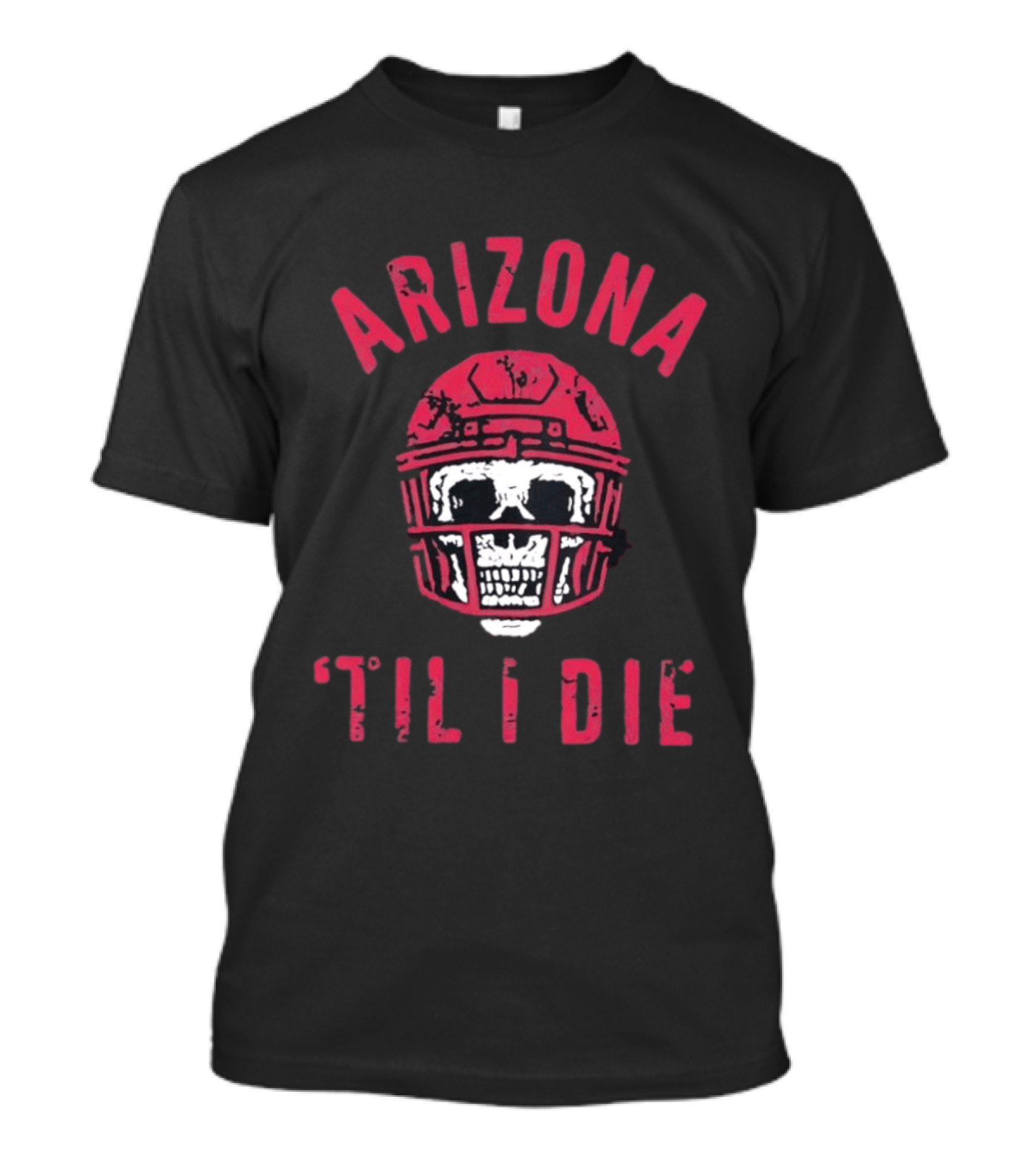 Arizona Skull Football Helmet Til I Die T-Shirt