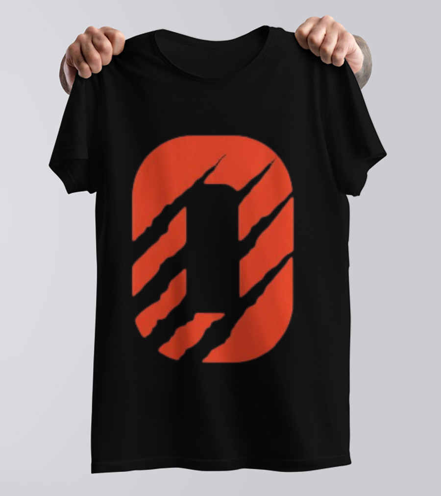 Cincinnati Bengals Clawed Stripes T-Shirt