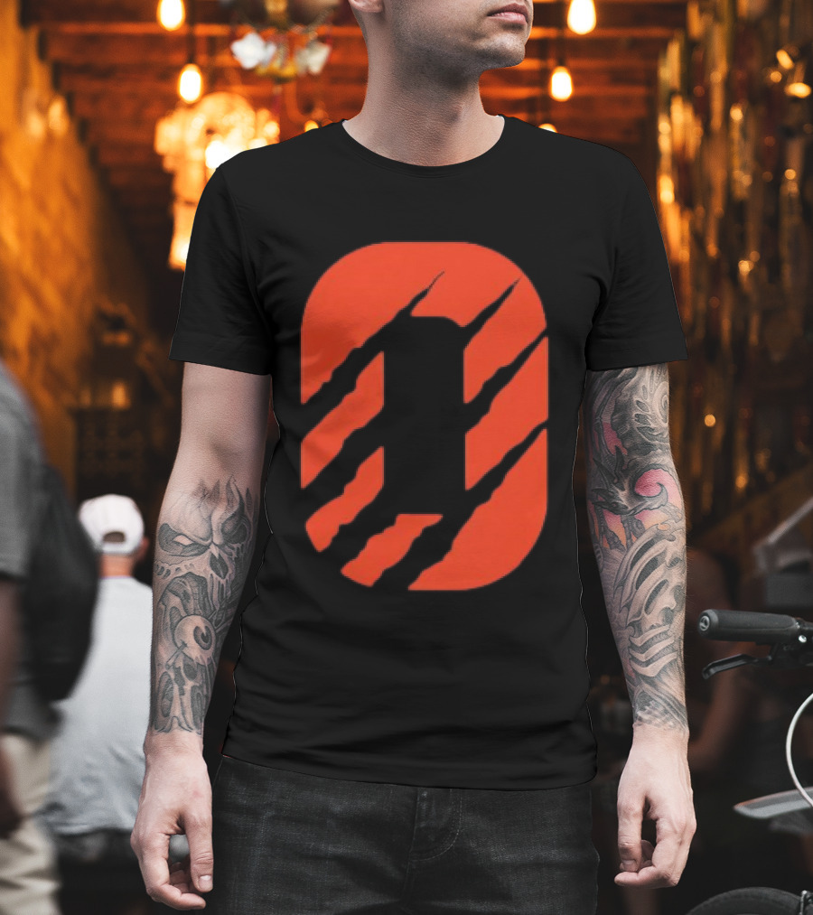 Cincinnati Bengals Clawed Stripes T-Shirt