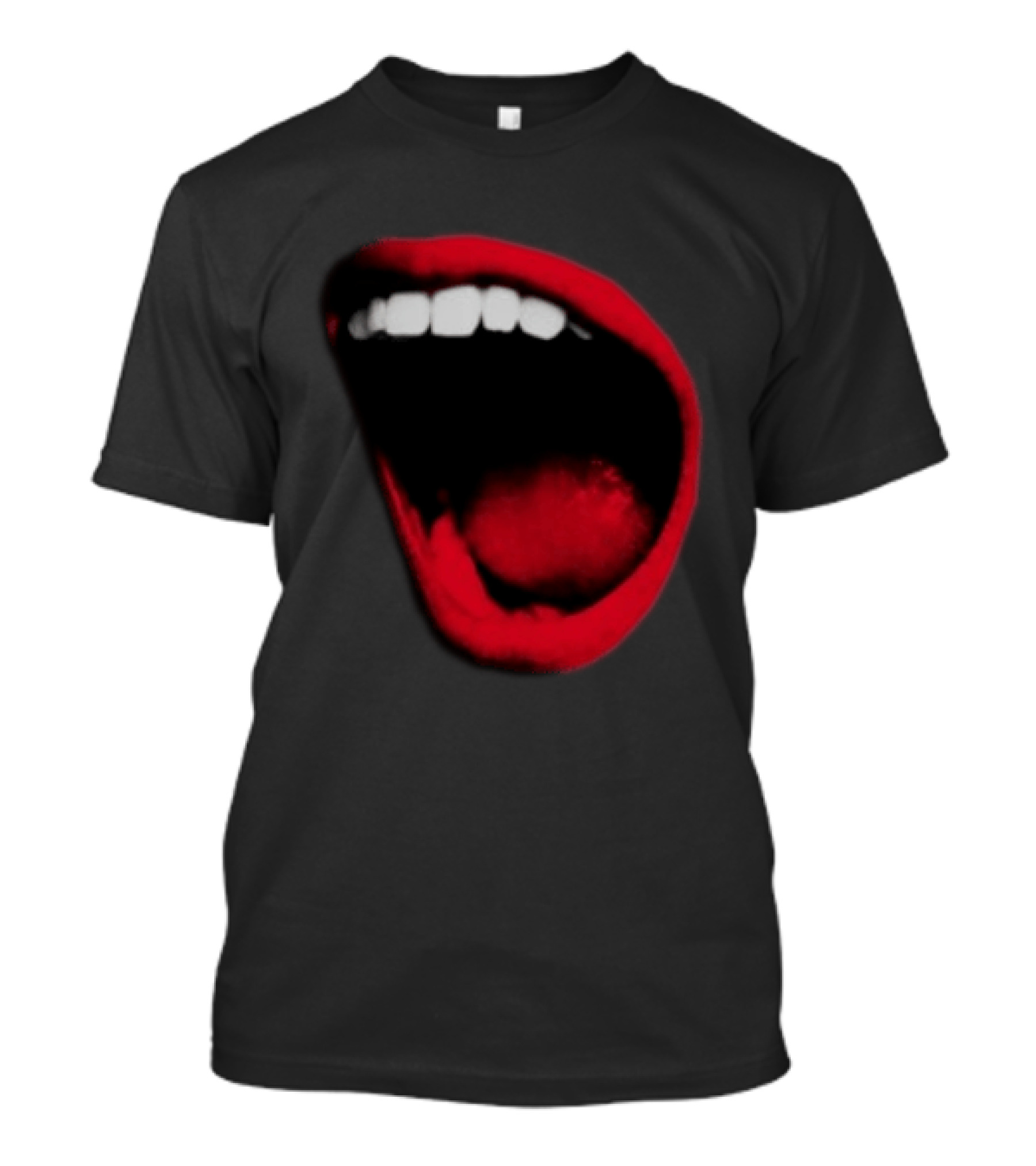 Benjamin Ingrosso Store Mouth European Tour Red Lips Open Mouth Image T-Shirt