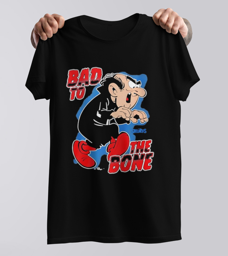 Gargamel Bad To The Bone Smurfs Cartoon Villain T-Shirt