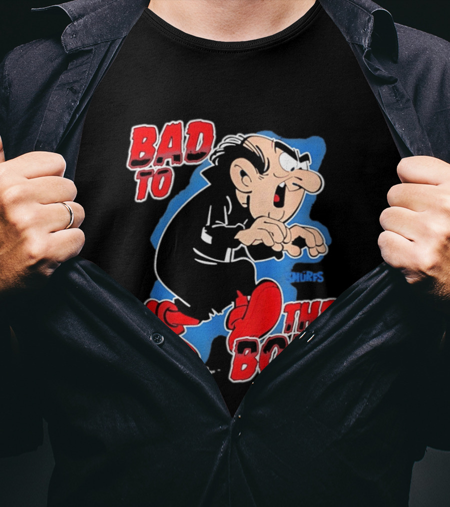 Gargamel Bad To The Bone Smurfs Cartoon Villain T-Shirt