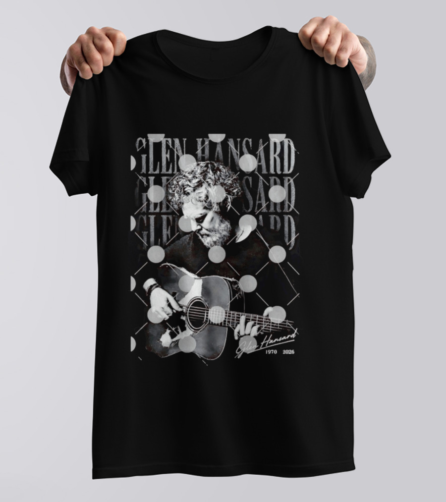 Glen Hansard 1970 2026 Singer Songwriter Musician Playing Guitar T-Shirt