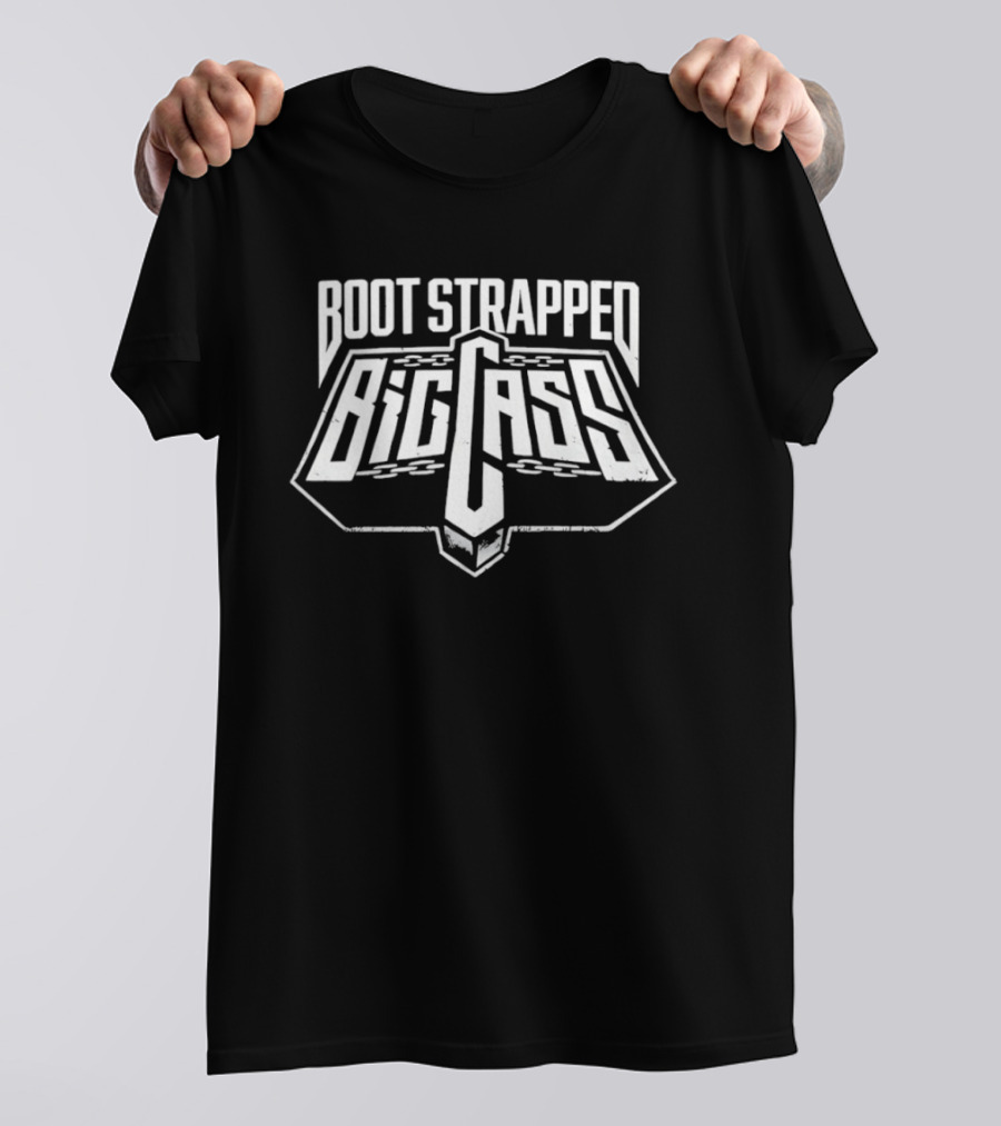 Boot Strapped Big Cass WWE Wrestling T-Shirt