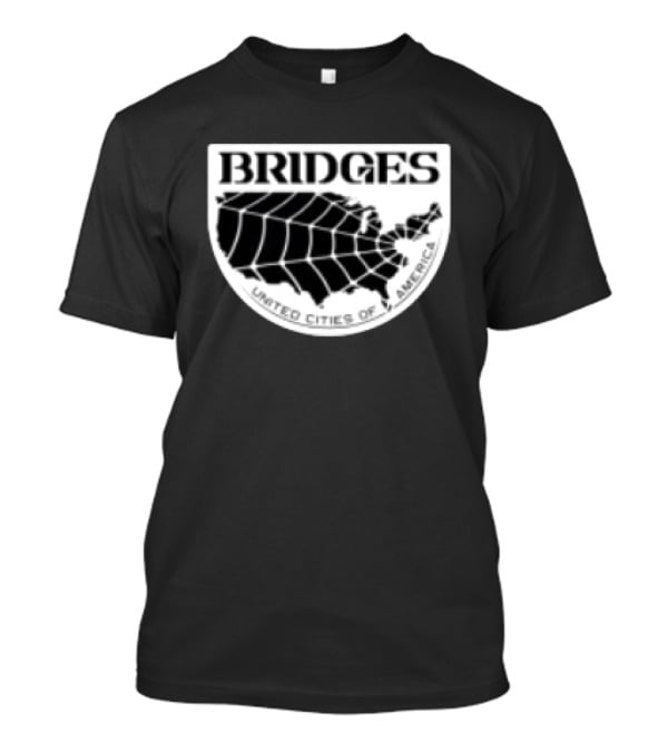 Brain Dead X Death Stranding Bridges United Cities Of America T-Shirt