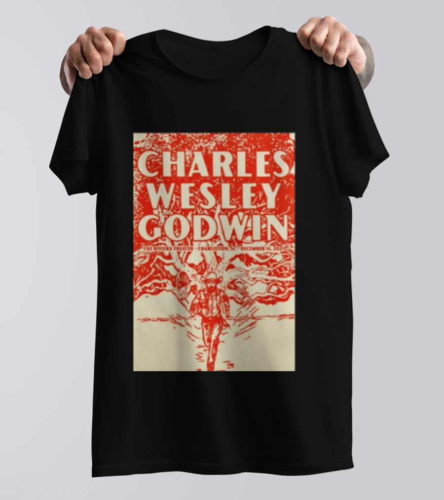 Charles Wesley Godwin Live At The Riviera Theater Charleston SC December 14 2025 T-Shirt