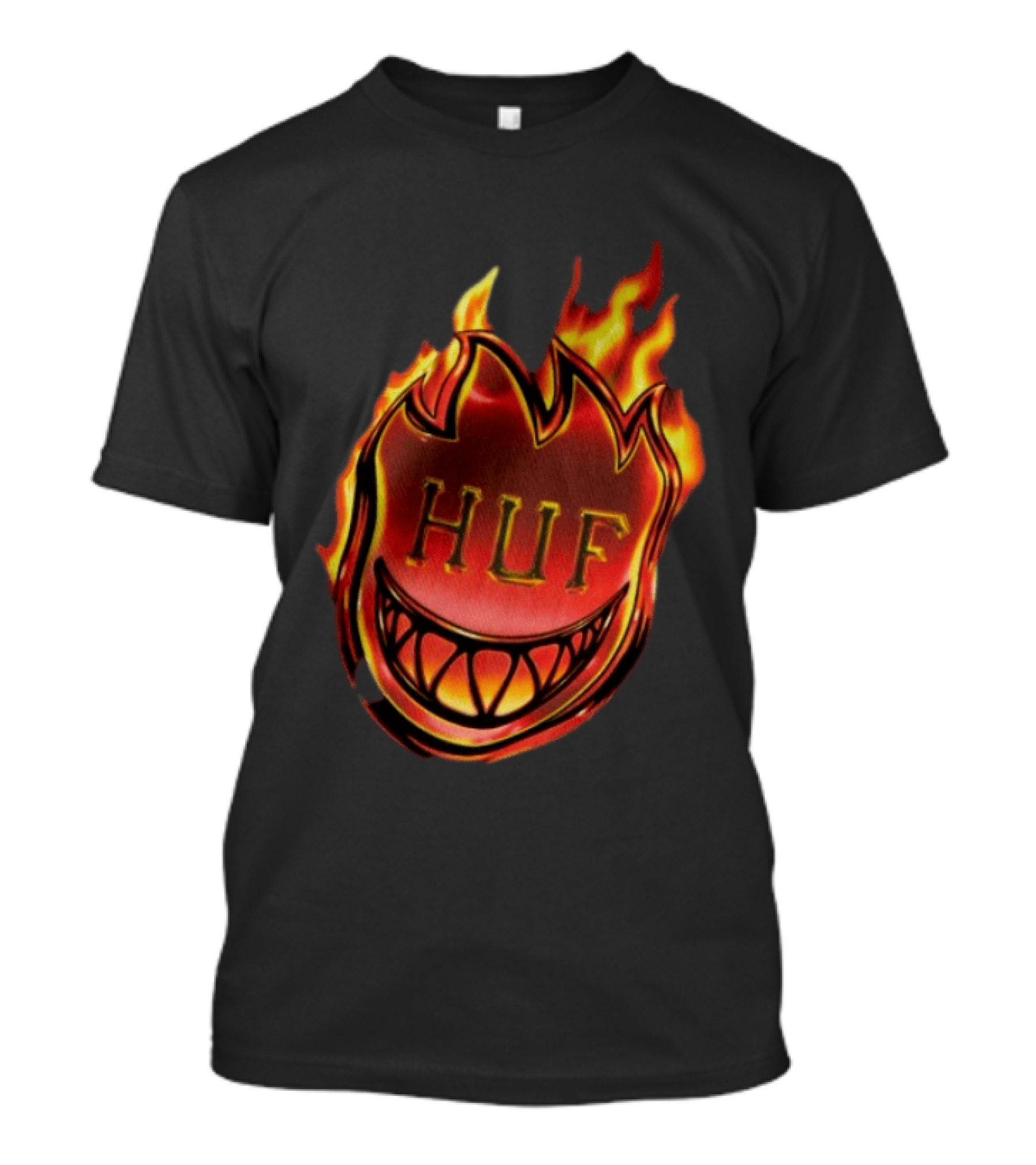 Huf X Spitfire Flame Galaxies Collaboration With Iconic Smiling T-Shirt