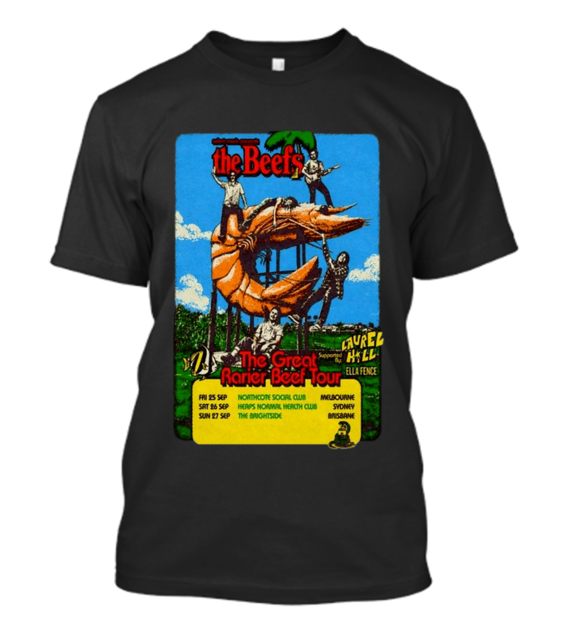 The Beefs 2026 The Great Rarier Beef Tour Melbourne Sydney Brisbane T-Shirt