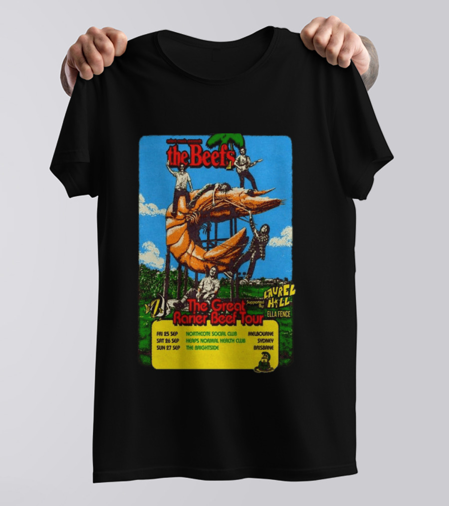 The Beefs 2026 The Great Rarier Beef Tour Melbourne Sydney Brisbane T-Shirt