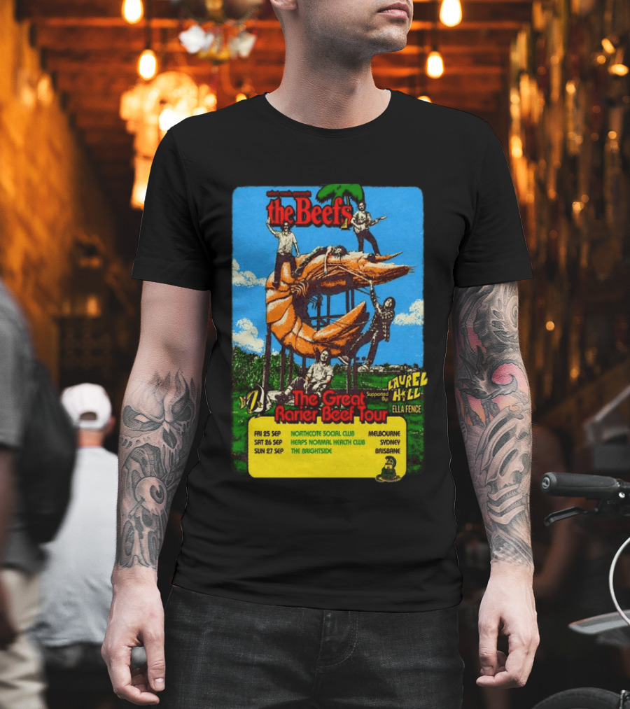 The Beefs 2026 The Great Rarier Beef Tour Melbourne Sydney Brisbane T-Shirt