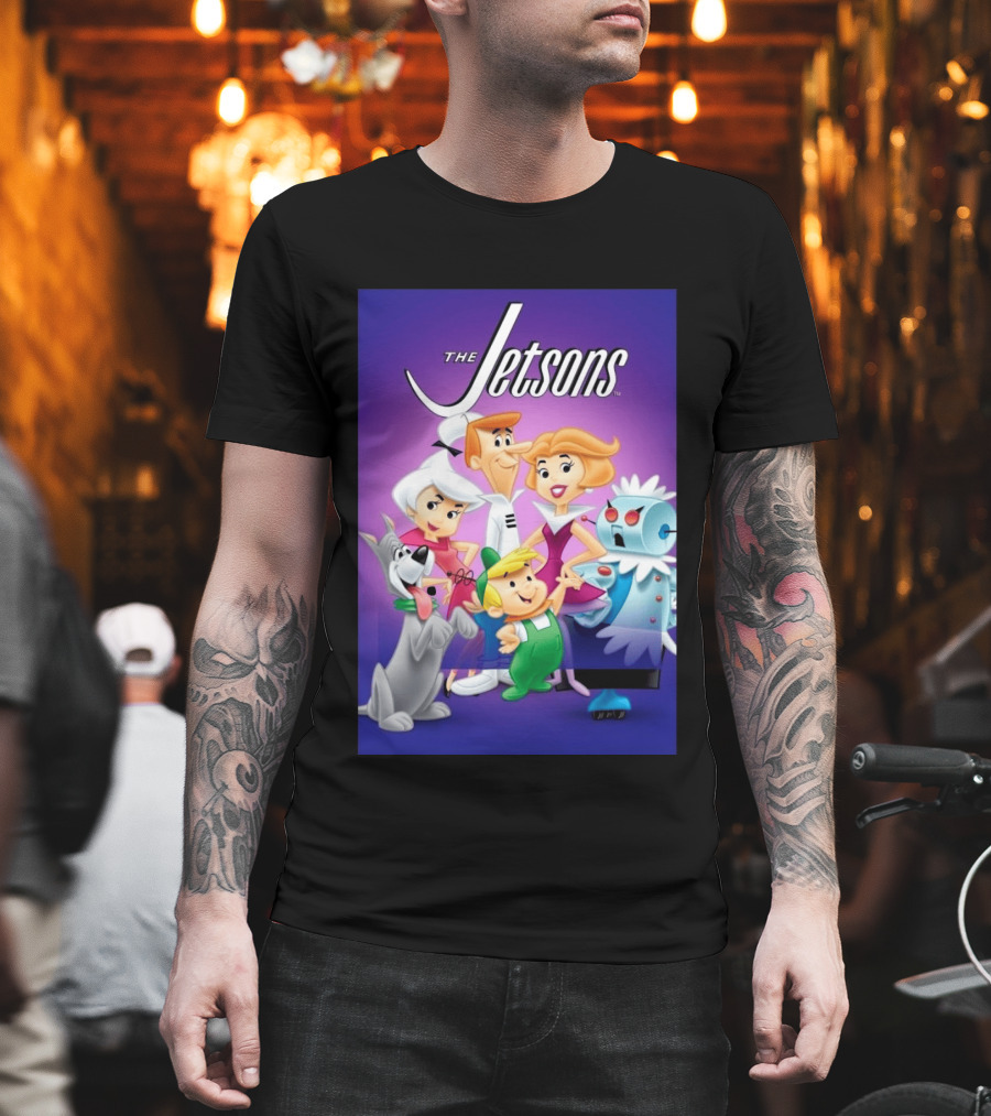 The Jetsons Family 2062 Animation Characters T-Shirt