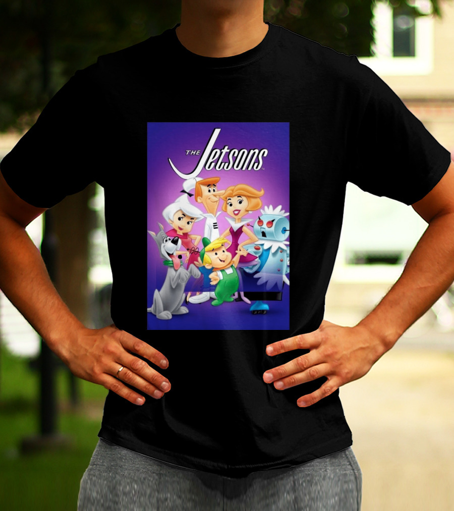The Jetsons Family 2062 Animation Characters T-Shirt