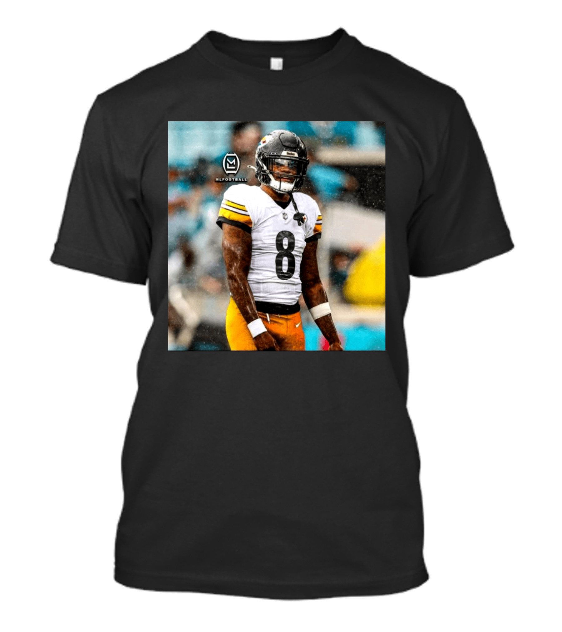 Lamar Jackson MLFootball 2026 Number 8 Football Player T-Shirt