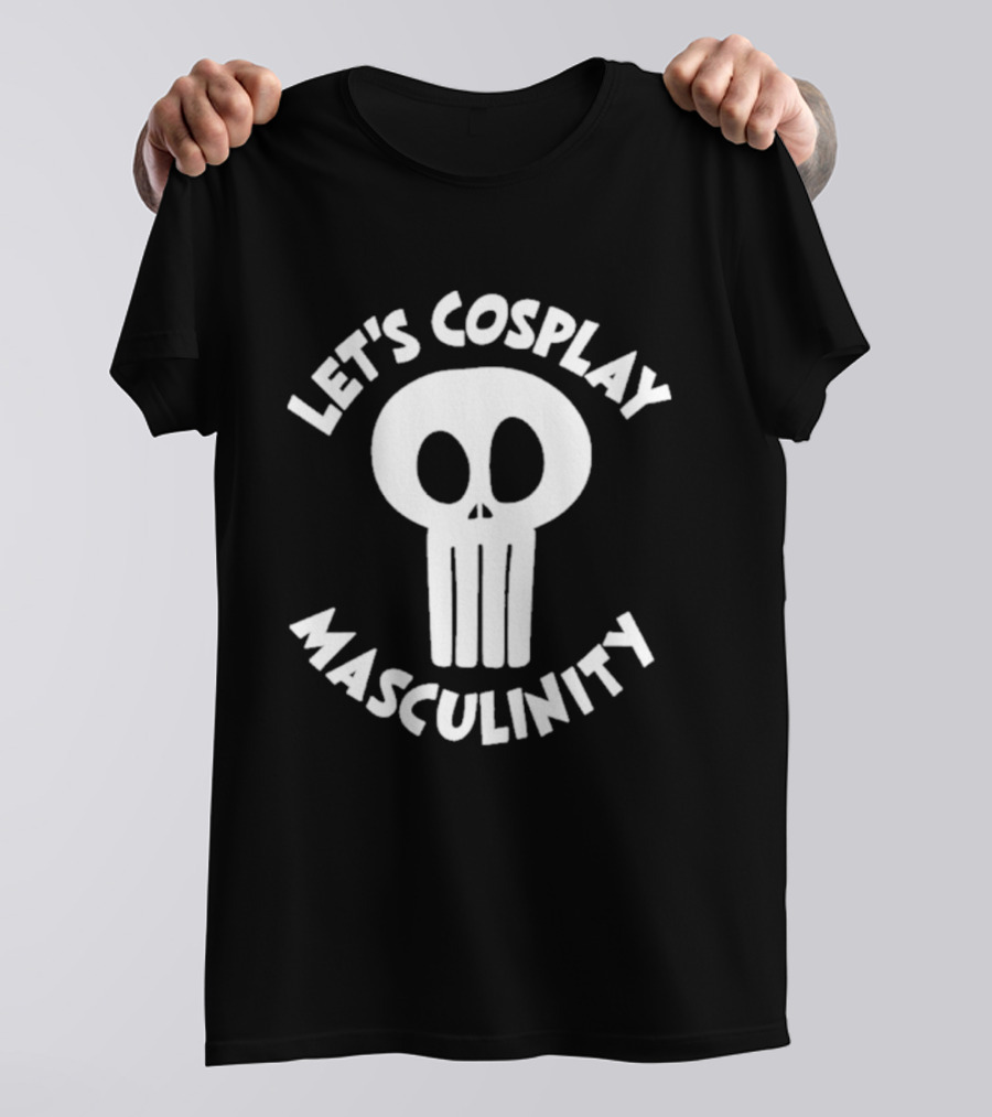Let's Cosplay Masculinity Skull T-Shirt
