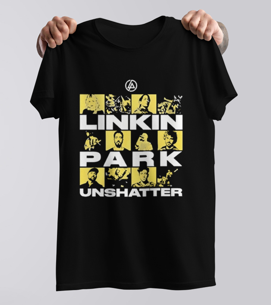 Linkin Park Unshatter Band Members Alternative Rock Compilation T-Shirt