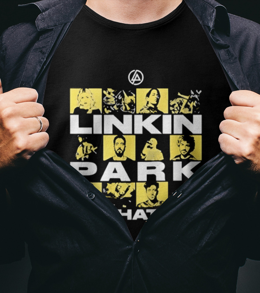 Linkin Park Unshatter Band Members Alternative Rock Compilation T-Shirt