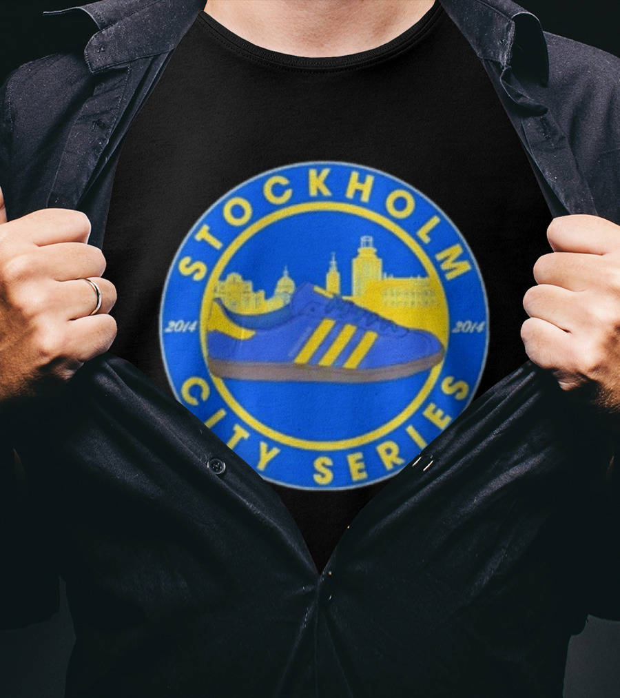 Stockholm City Series Adidas Sneaker 2014 Skyline T-Shirt